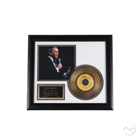 Frank Sinatra 24KT Gold New York New York Record