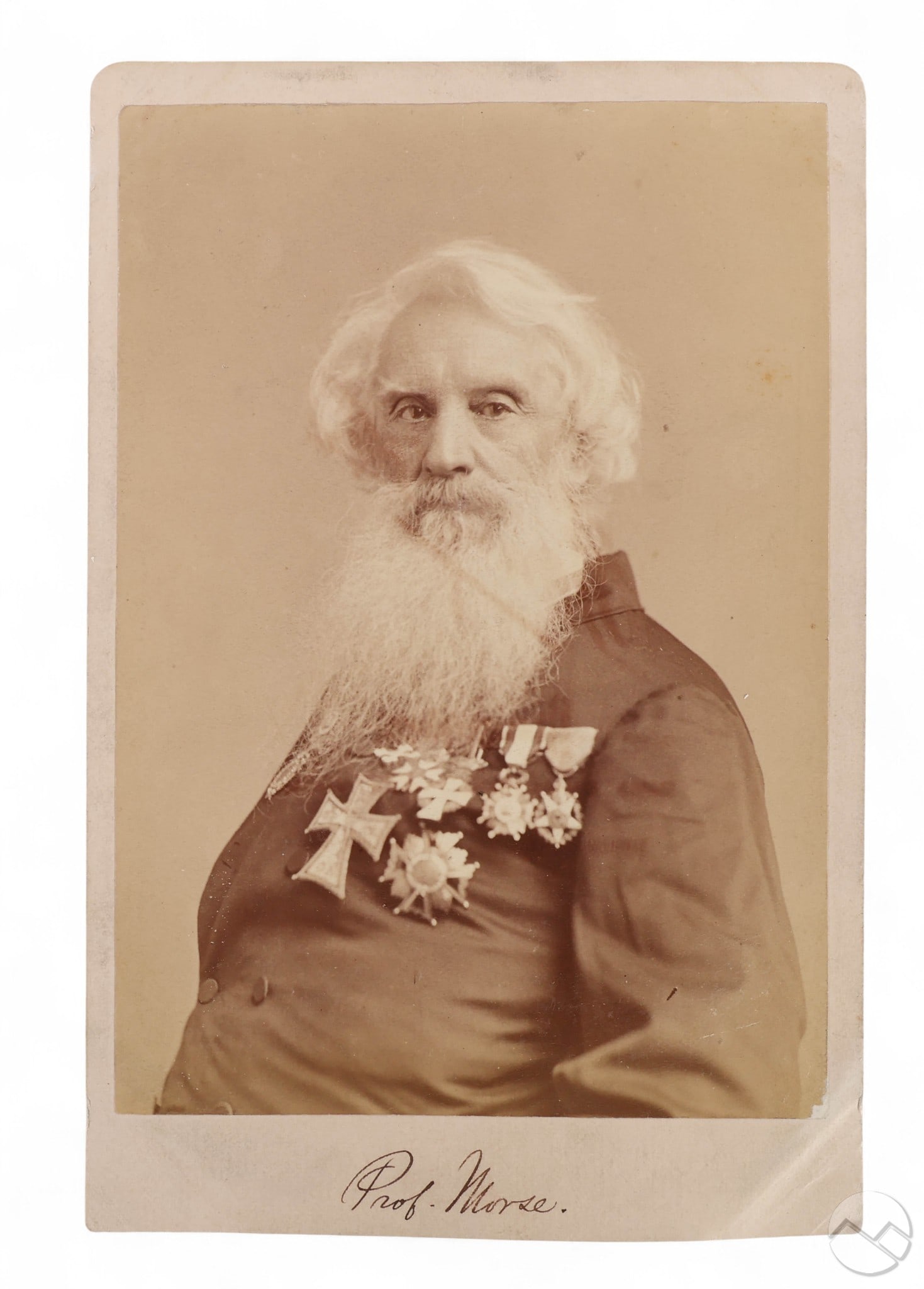 19C Samuel F B Morse Photographic Cabinet Card (1 of 5)
