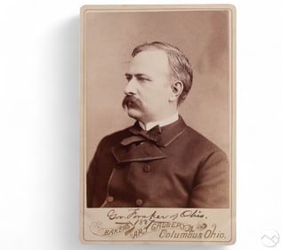 19C Governor Joseph B Foraker of Ohio Cabinet Card