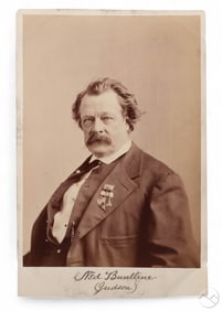 19th Century Cabinet Card Photograph Ned Buntline