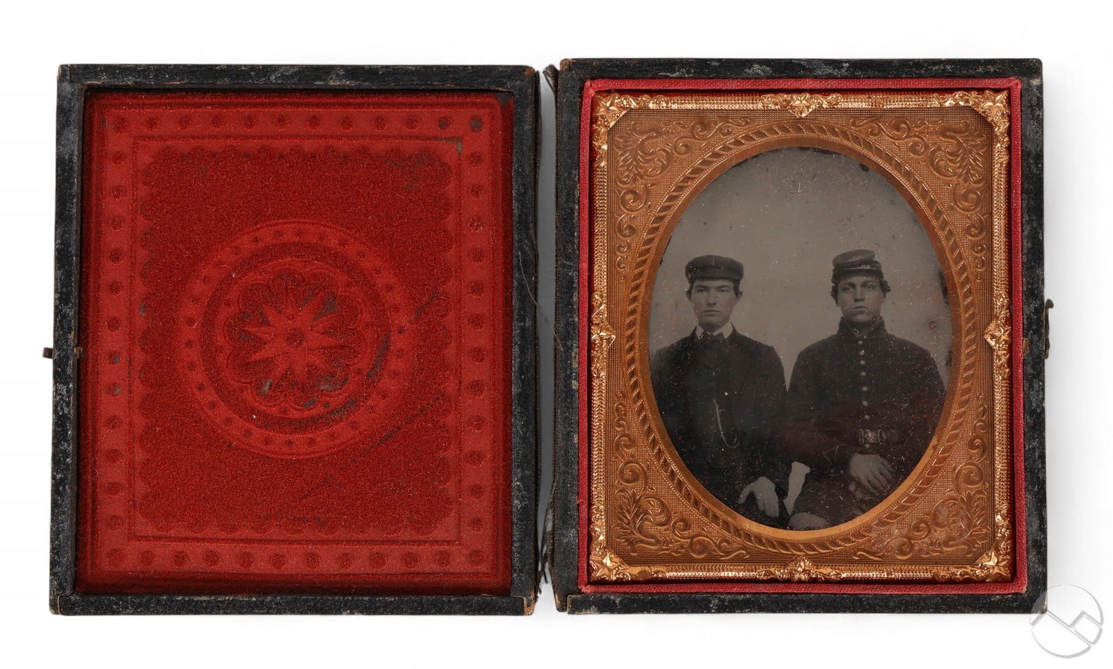 Civil War Union Soldiers Antique Ambrotype Photo (1 of 6)