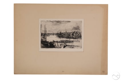 Francis Seymour Haden 1818-1910 Whistler Etching