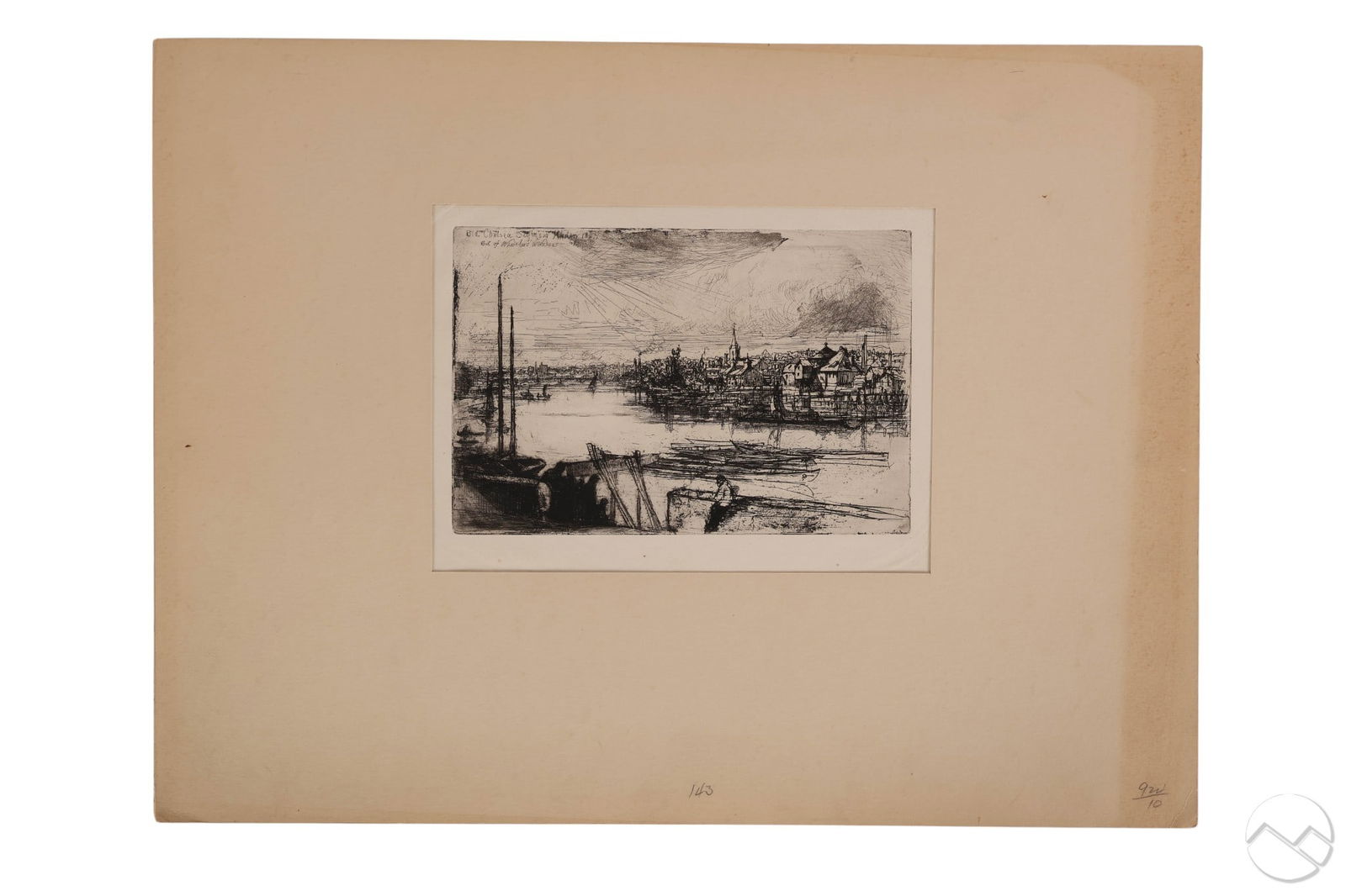 Francis Seymour Haden 1818-1910 Whistler Etching (1 of 6)