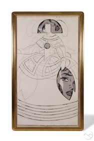 Manolo Valdes b.1942 Reina Mariana Etching SIGNED