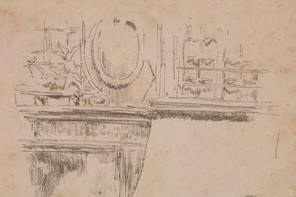 James A.M Whistler 1834-1903 Grenelle Print SIGNED