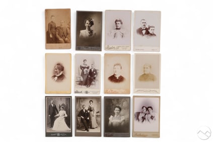 Female Portrait Antique Photo Cabinet Card 36p LOT