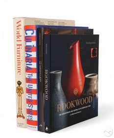 Variety of Oversized Reference Books Rookwood Etc.