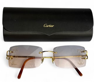 Cartier French Designer Eyeglass Sunglass Frames