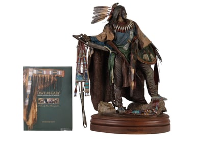 Dave McGary 1958-2013 Bounty of Gray Hawk Bronze