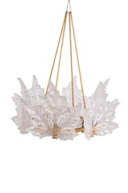 Lalique French Crystal Champs Elysees Chandelier