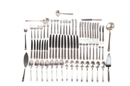 Christofle French Silverplate Aria Gold Flatware