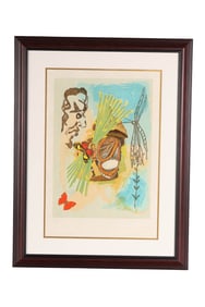 Salvador Dali 1904-1989 Overseer Lithograph SIGNED