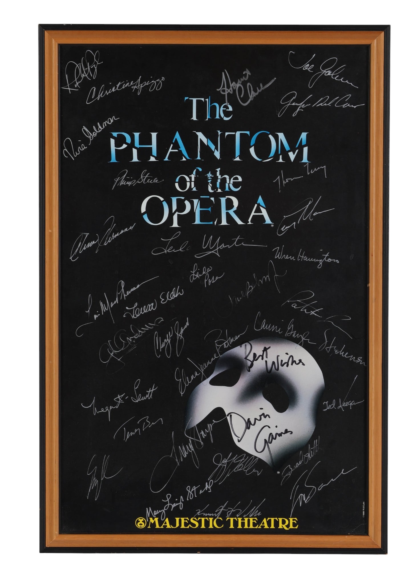 Phantom Of The Opera Broadway Cast Poster SIGNED (1 of 7)
