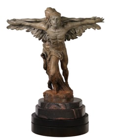 Tuan 1963-2023 Ascension Figural Bronze Sculpture