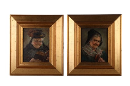 Hans Bartenbach b1908 Woman Portrait Paintings