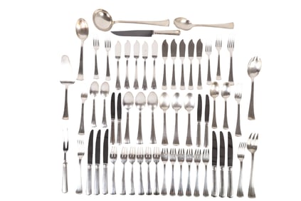 Beard Silverplate Art Deco Flatware Utensils LOT