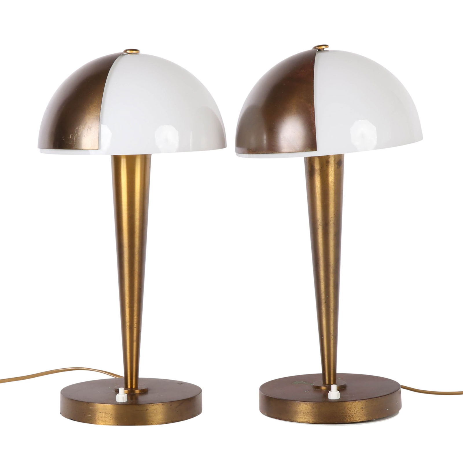 Pair of Jean Perzel Art Deco "509 bis" Table Lamps (1 of 8)