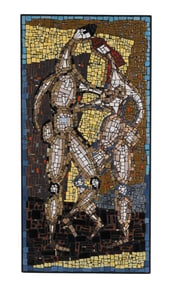 Raymond Gallucci 1925-2005 Figural Abstract Mosaic
