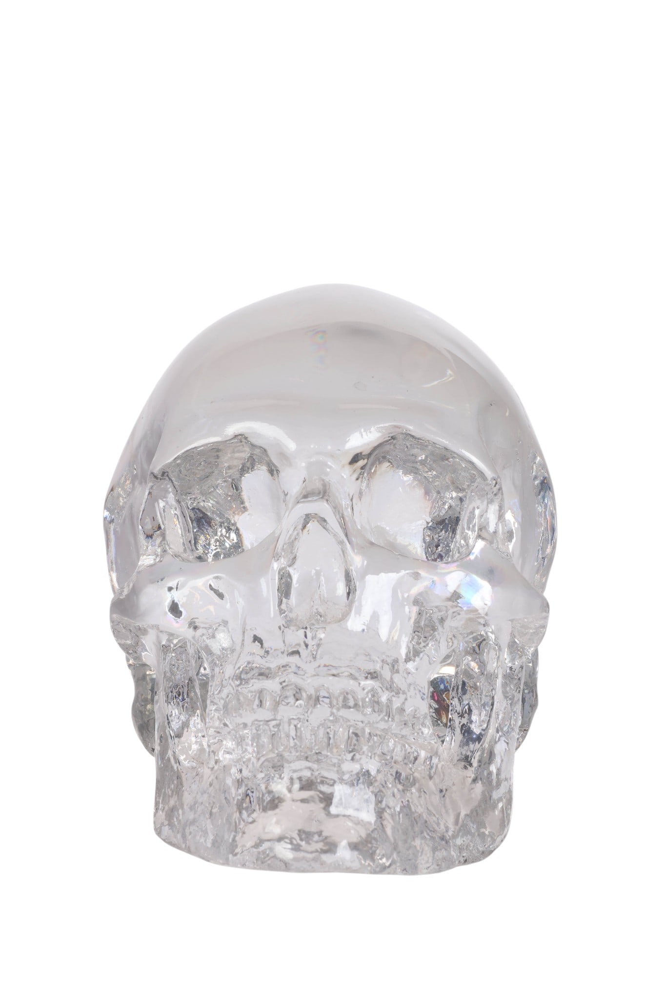 Ralph Lauren Clear Ajka Crystal Skull Sculpture (1 of 8)