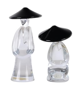 Renato Aantra b.1943 Italian Glass Figurines LOT