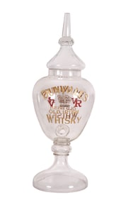 Dunville's VR Glass Old Irish Whisky Bar Dispenser