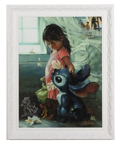 Heather Edwards 20C Disney Stitch Giclee SIGNED