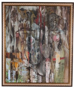 E. Thor Carlson (1925-2013) Abstract Oil Painting