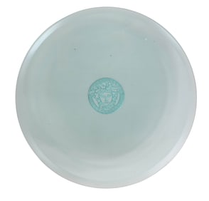 Rosenthal Versace Clear Crystal 15" Medusa Charger