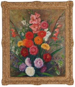 Joseph Tipper 20th Century Still Life Oil Painting