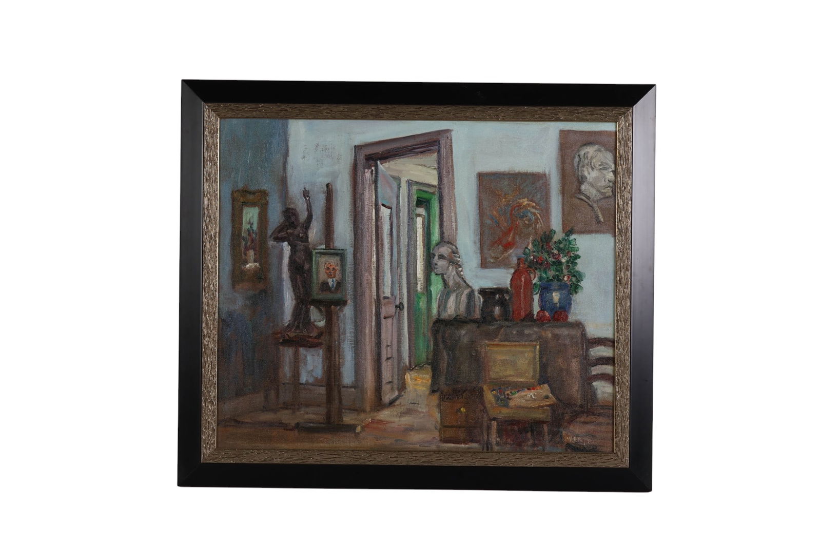 Walter Emerson Baum 1884-1956 Door Oil Painting (1 of 7)