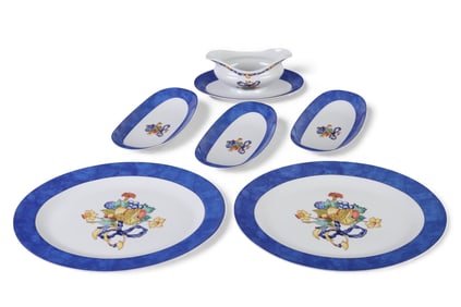 Bernardaud Limoges Borghese Gravy Boat Platter LOT