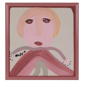 Mose Ernest Tolliver 1920-2006 Folk Art Portrait