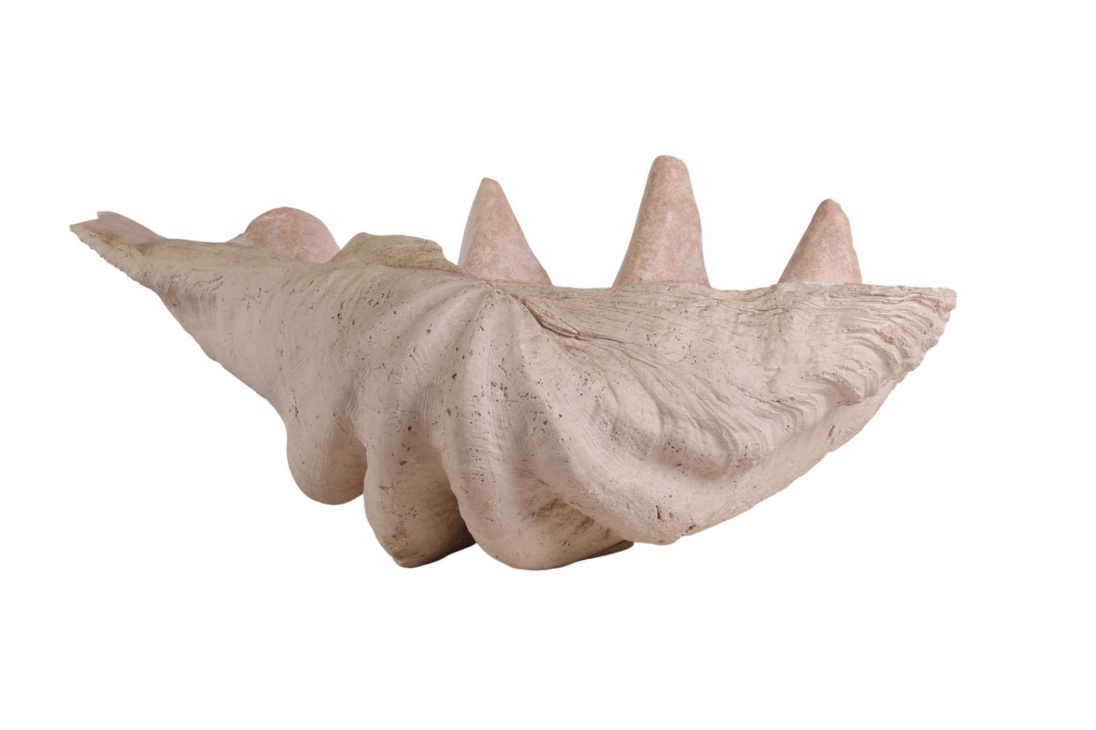 Giant Cast Ceramic Gigas Type Clam Shell Planter (1 of 9)