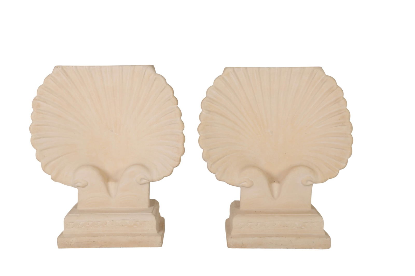 Palm Beach Concrete Clam Shells Table Pedestals (1 of 8)