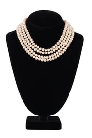 Freshwater Baroque Opera Length Pearl Necklace 97g