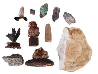 Natural Geode Quartz Crystal Stone Specimen LOT