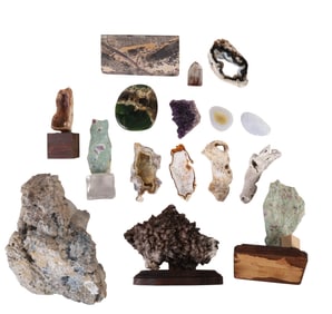 Natural Mineral Stone & Crystal Specimen 16pc LOT
