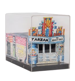 Red Grooms b.1937 Red's Roxy 3D Lithograph SIGNED