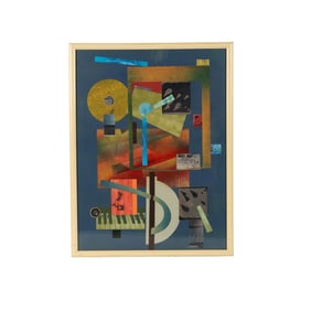 Lou Jacobs Jr. The Sound of Dada Collage on Paper