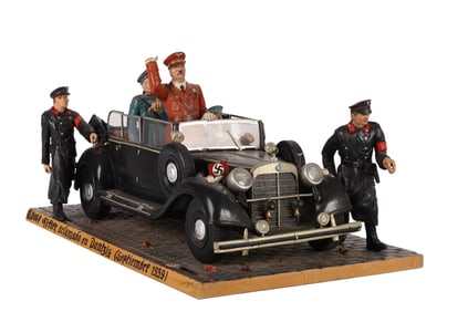 Militaria Diorama Car w/ German Political Figures
