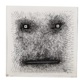 Merle Edelman b.1930 Mid Century Lucite Sculpture