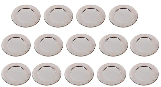 Robbe & Berking Sterling Chargers 14pc SET 12,412g