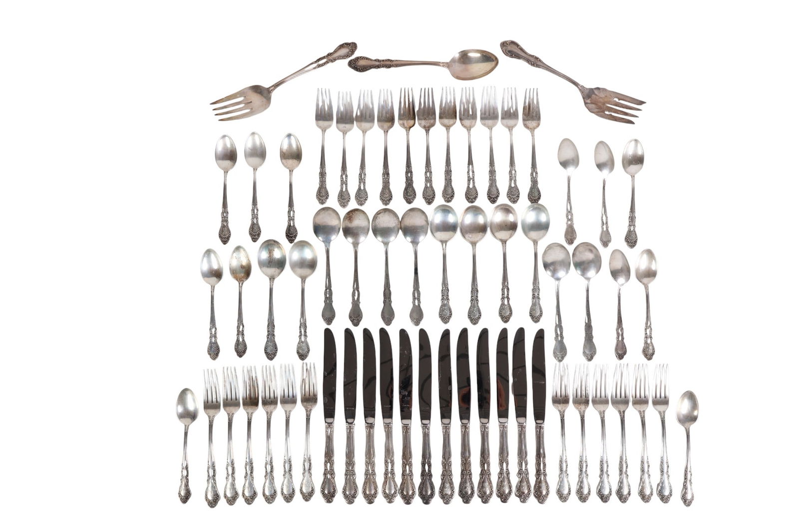 International Sterling Silver Flatware SET 2,213g. (1 of 10)