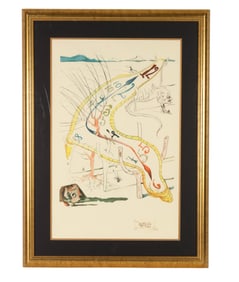 Salvador Dali 1904-1989 Watches of Space LE Litho