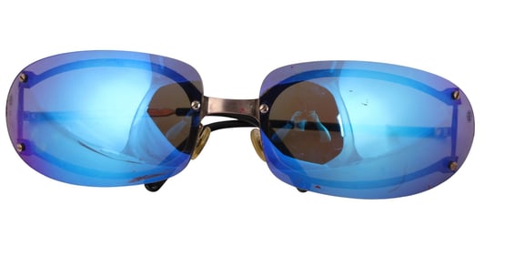 Cartier Rimless Blue Gradient Designer Sunglasses