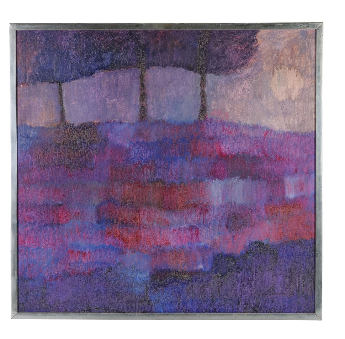 Allan Robinson Windless Night Abstract Painting (1 of 6)