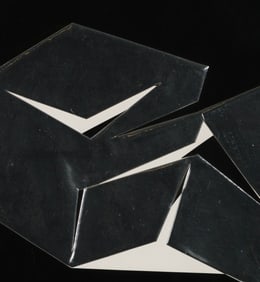 Beverly Pepper 1920-2020 Silver Geometric Collage