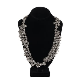 Chrome Hearts Sterling Gothic Cross Necklace 244g.