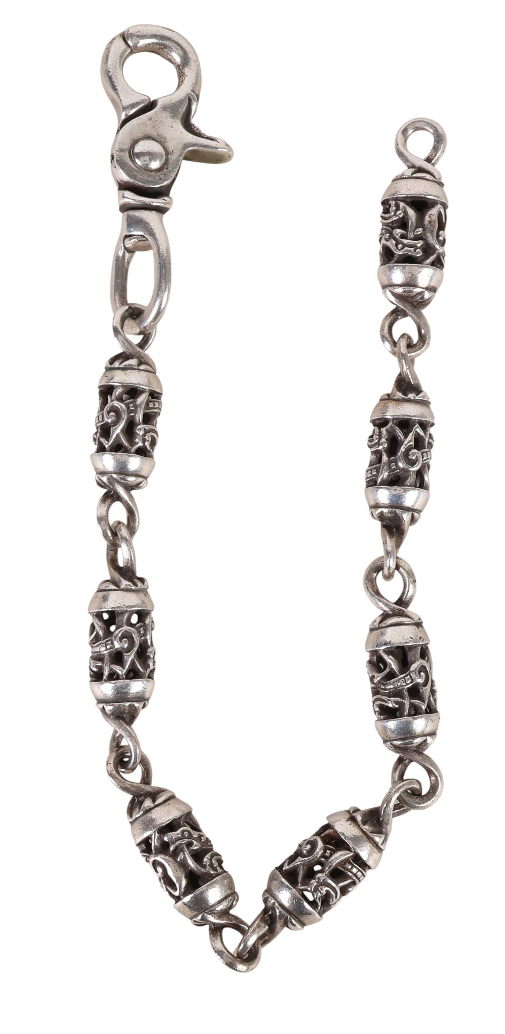 Chrome Hearts Sterling Silver Roller Wallet Chain (1 of 5)