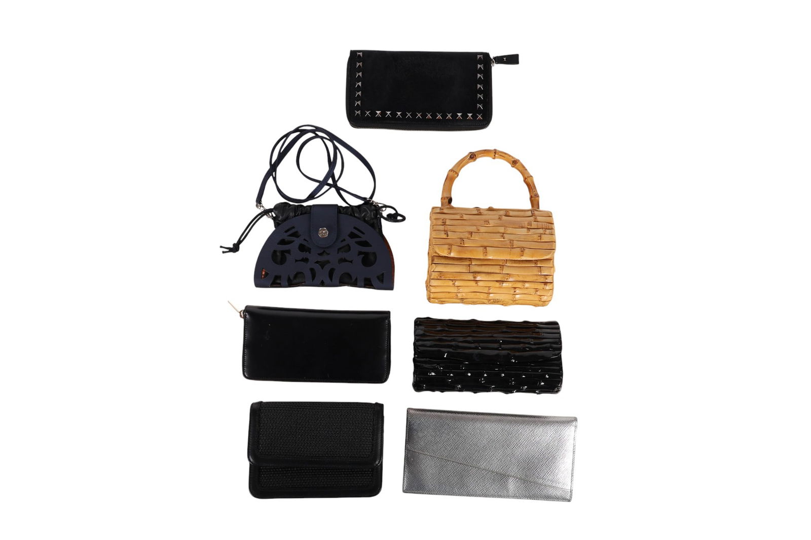 Ralph Lauren Smythson Designer Clutch Bag 7pc LOT (1 of 7)